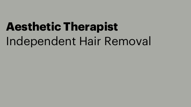 Aesthetic Therapist