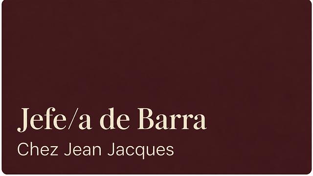 Jefe/a de Barra