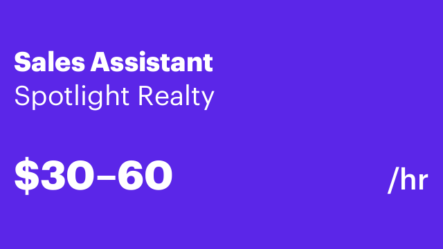 Sales Assistant
