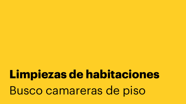 Limpiezas de habitaciones