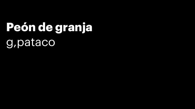 Peón de granja