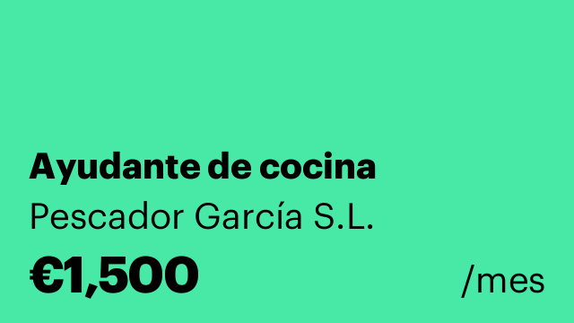 Ayudante de cocina