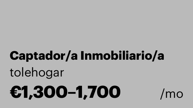 Captador/a Inmobiliario/a