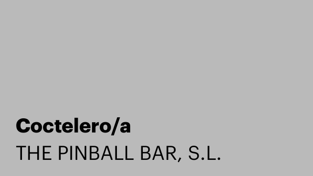 Coctelero/a