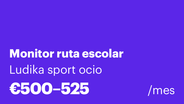 Monitor ruta escolar