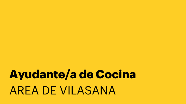 Ayudante/a de Cocina