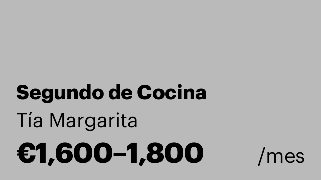 Segundo de Cocina