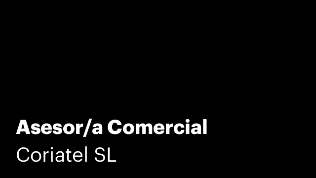 Asesor/a Comercial