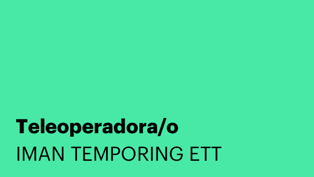 Teleoperadora/o