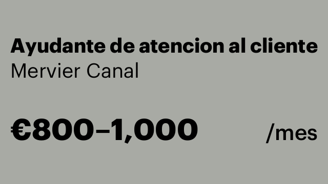Ayudante de atencion al cliente