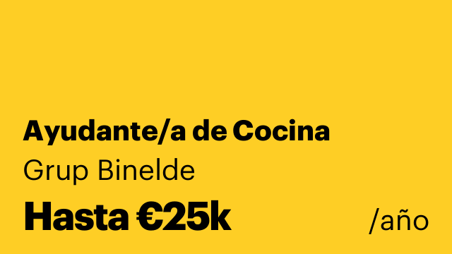 Ayudante/a de Cocina