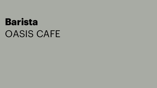Barista