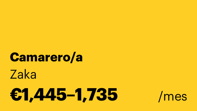 Camarero/a