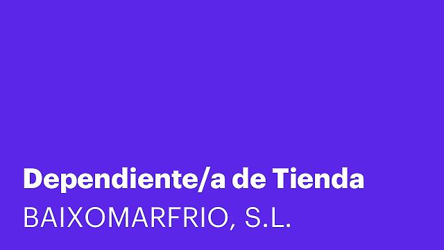 Dependiente/a de Tienda