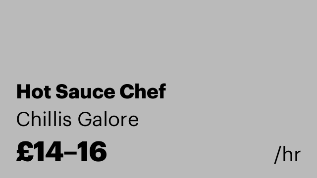 Hot Sauce Chef