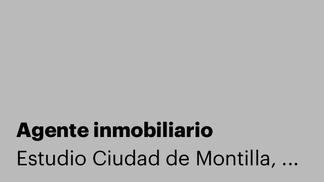 Agente inmobiliario