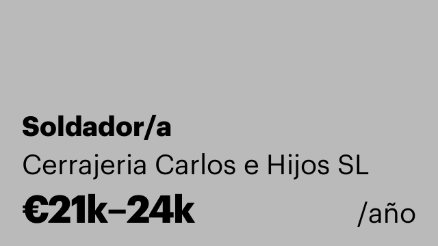 Soldador/a