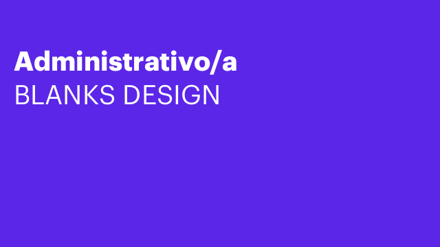 Administrativo/a