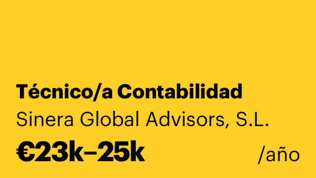 Técnico/a Contabilidad