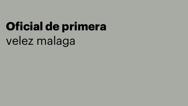 Oficial de primera