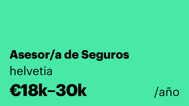 Asesor/a de Seguros