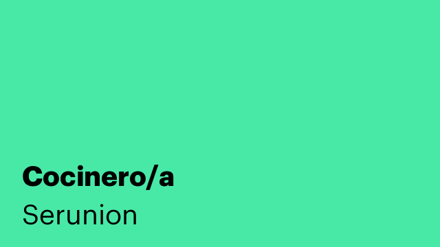 Cocinero/a