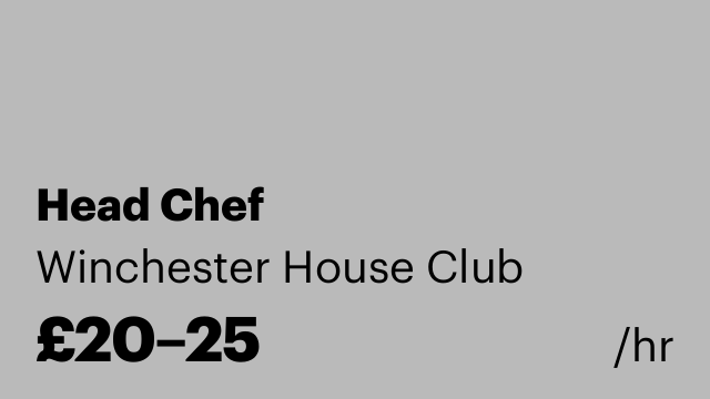 Head Chef