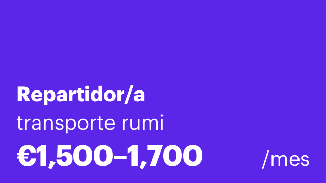 Repartidor/a