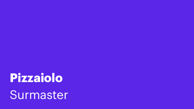 Pizzaiolo