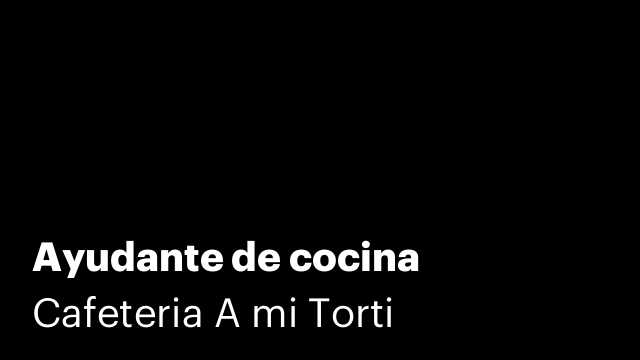 Ayudante de cocina