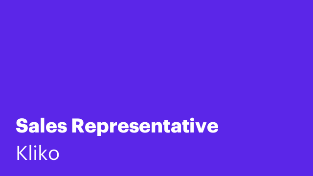 Sales Representative