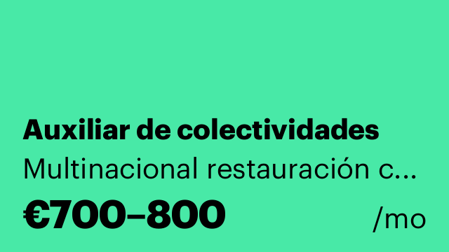 Auxiliar de colectividades