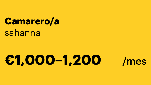 Camarero/a