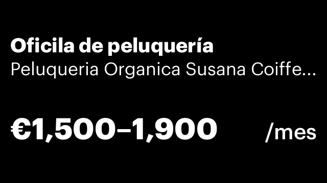 Oficila de peluquería