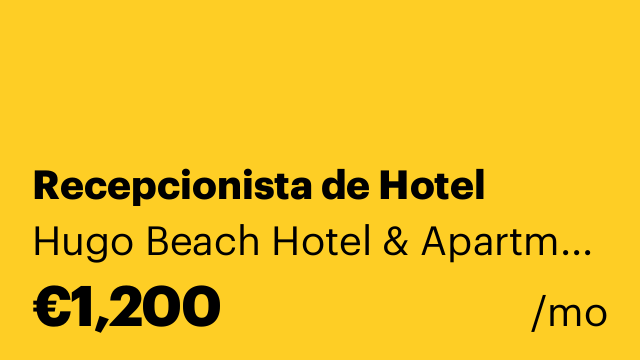 Recepcionista de Hotel