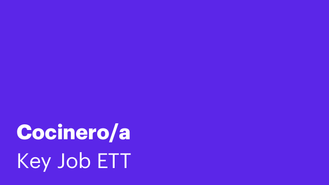 Cocinero/a