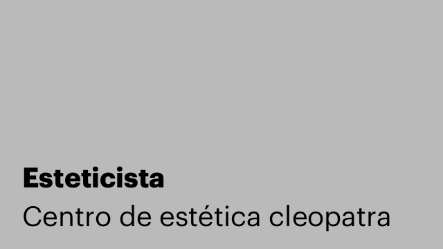 Esteticista