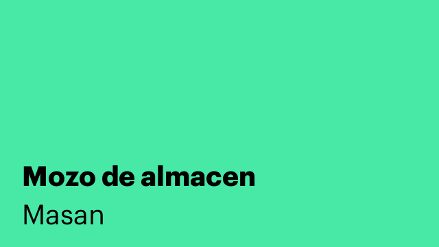 Mozo de almacen