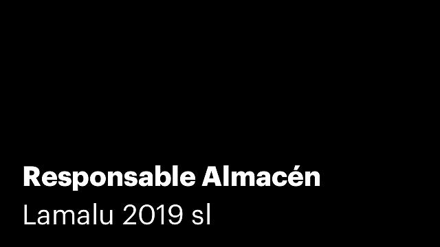 Responsable Almacén