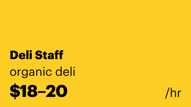 Deli Staff