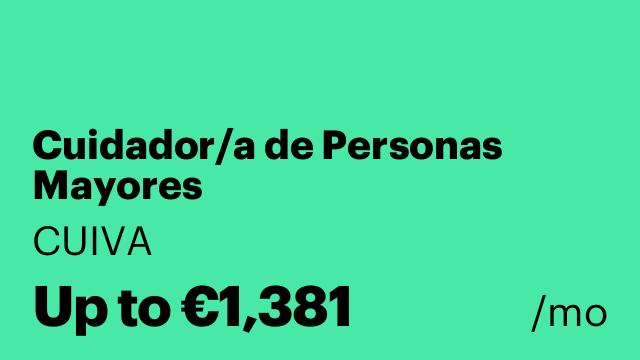 Cuidador/a de Personas Mayores
