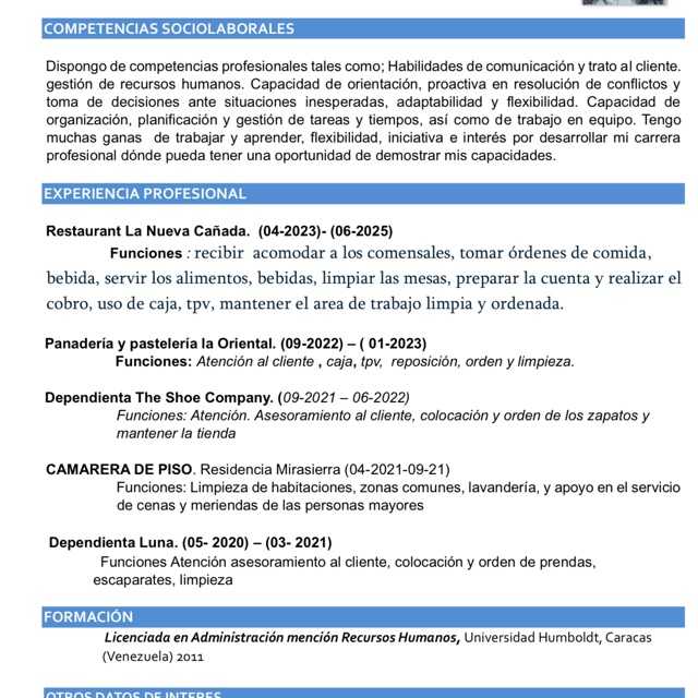 Candidate avatar