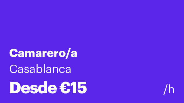 Camarero/a