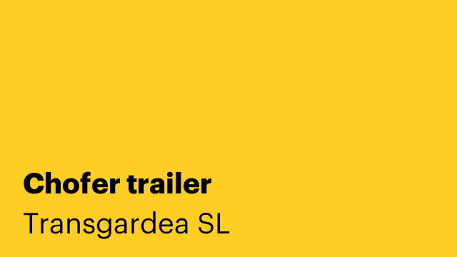Chofer trailer