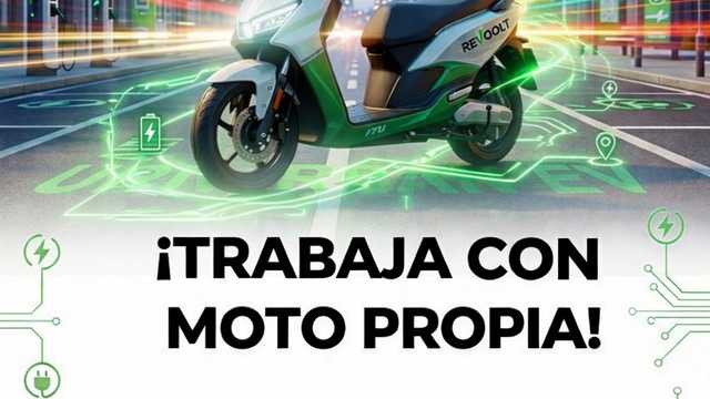 Repartidor con moto propia - Madrid Capital