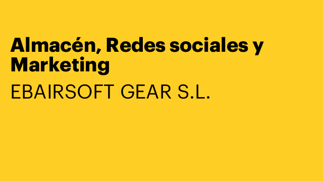 Almacén, Redes sociales y Marketing