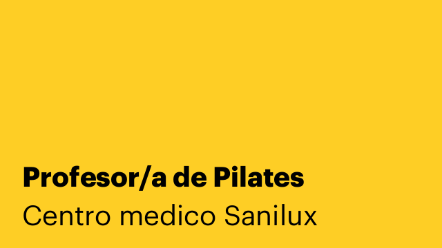 Profesor/a de Pilates