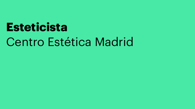 Esteticista