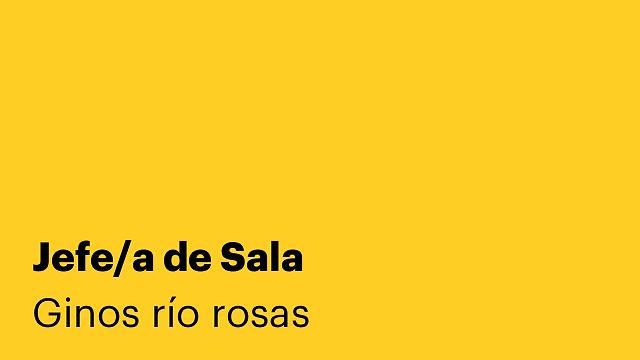 Jefe/a de Sala