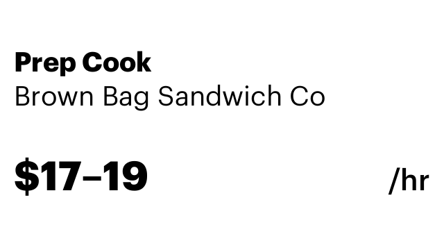 Prep Cook